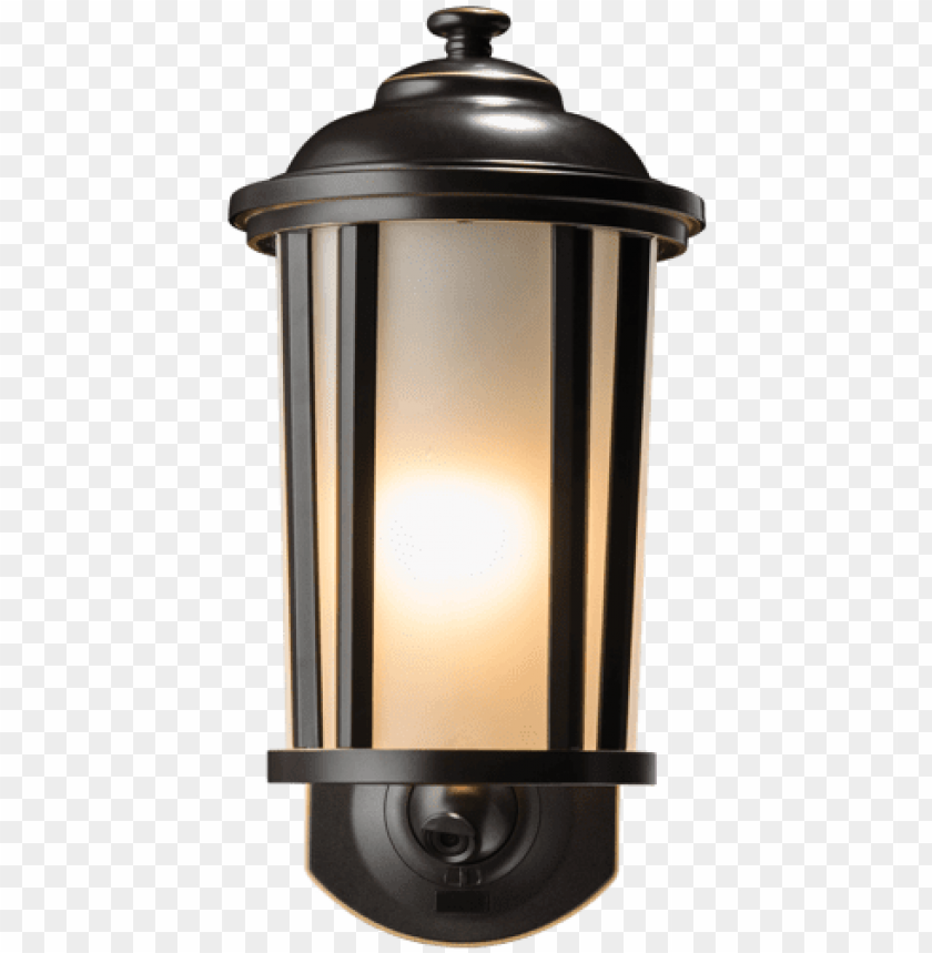 Maximus Outdoor Wall Mount Lantern Traditional - Lamp With Security Camera PNG Transparent With Clear Background ID 186898