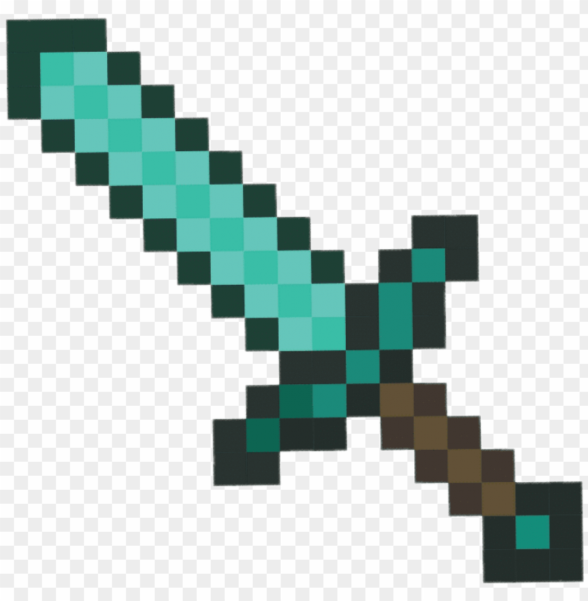 Mc Freetoedit Remixit Minecraft Diamond Sword Left Png Image