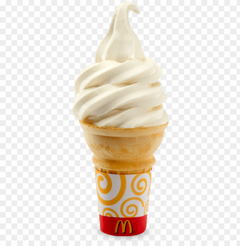 Mcdonald's Clipart Ice Cream Mcdonalds Vanilla Ice Cream Cone PNG Image With Transparent Background