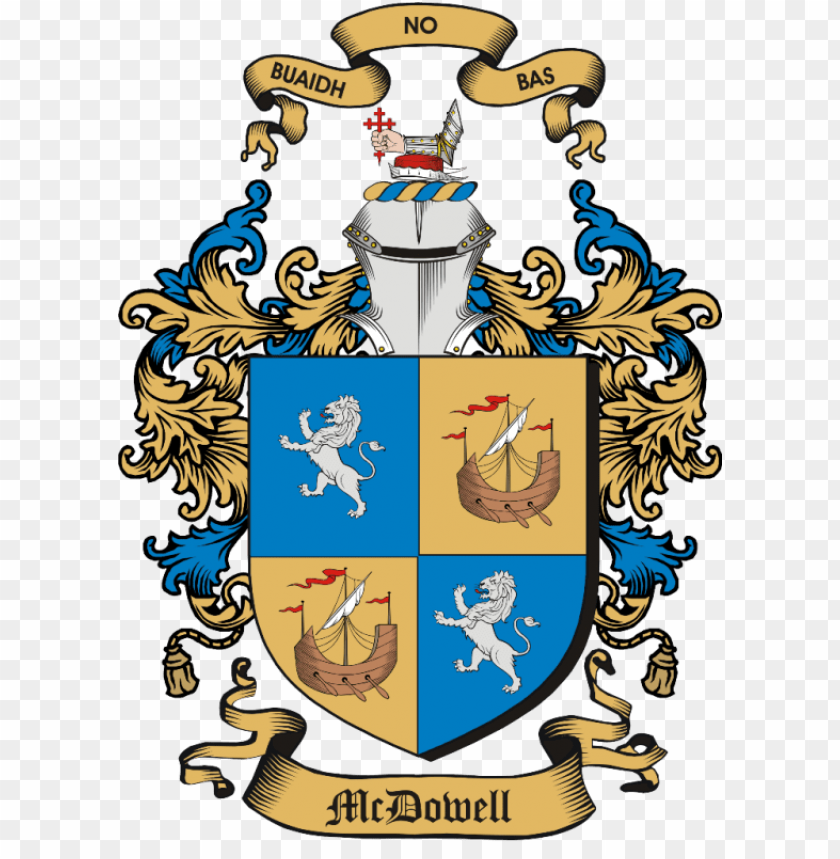 free PNG mcdowell family coat of arms - mcdowell family crest ireland PNG image with transparent background PNG images transparent