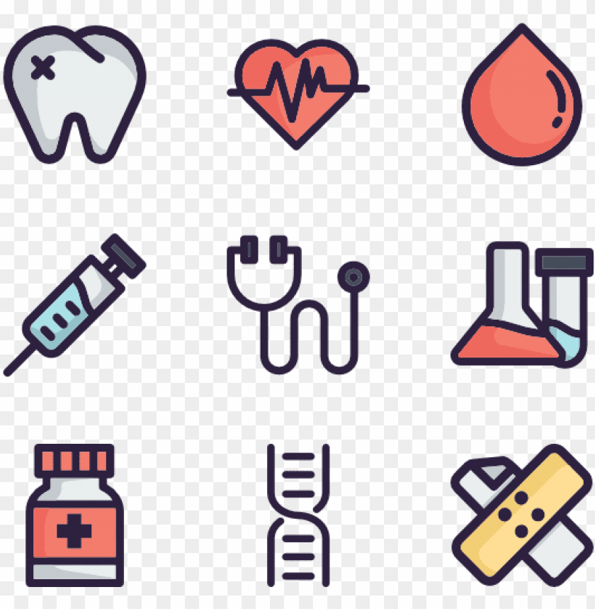 medical icon set medicine PNG transparent with Clear Background ID 222832