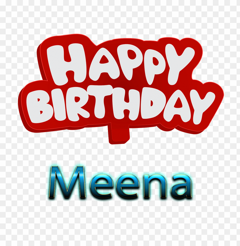 meena 3d letter png name PNG image with no background - Image ID 37611