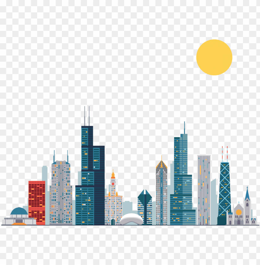 Meet Chicago City Vector In Png Image With Transparent Background Toppng