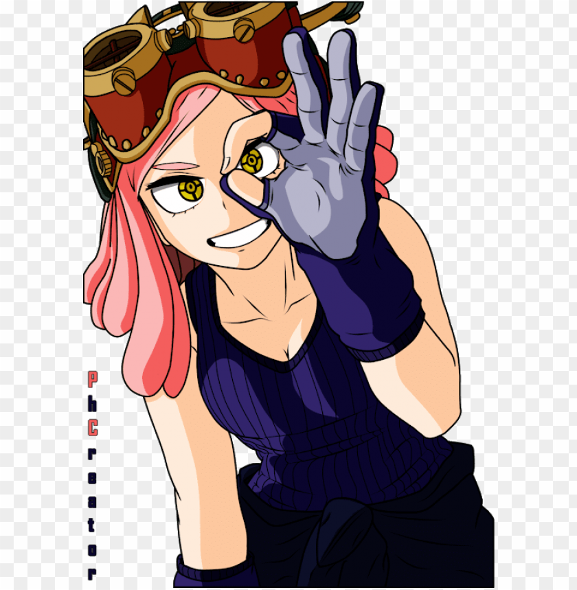 Download mei hatsume google - boku no hero academia engineer png - Free PNG  Images | TOPpng