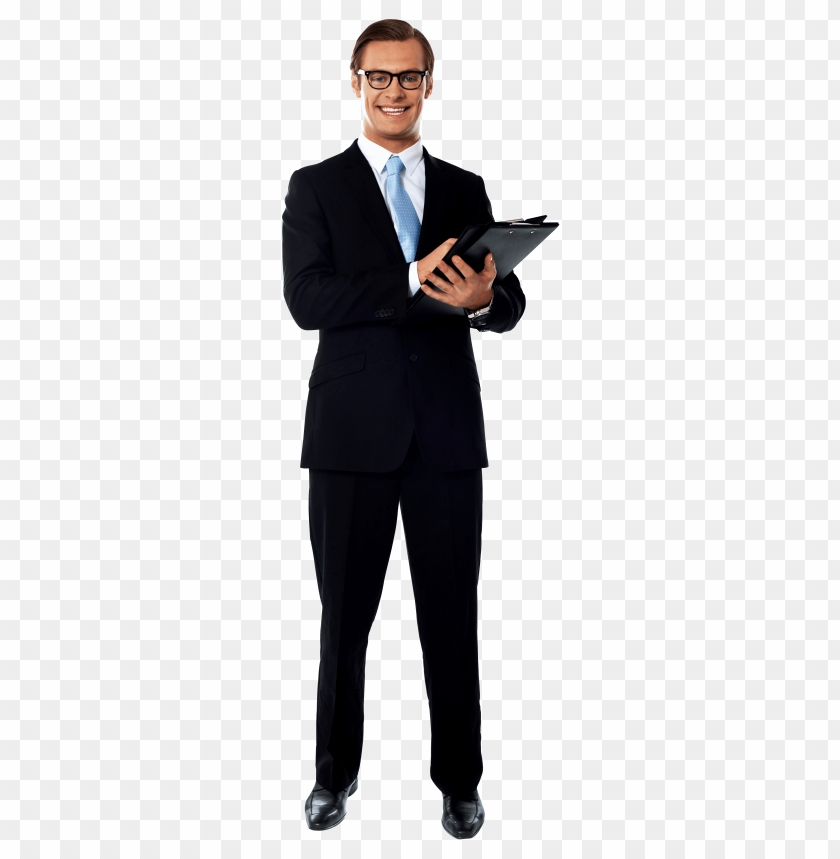 Transparent background PNG image of men in suit - Image ID 19108
