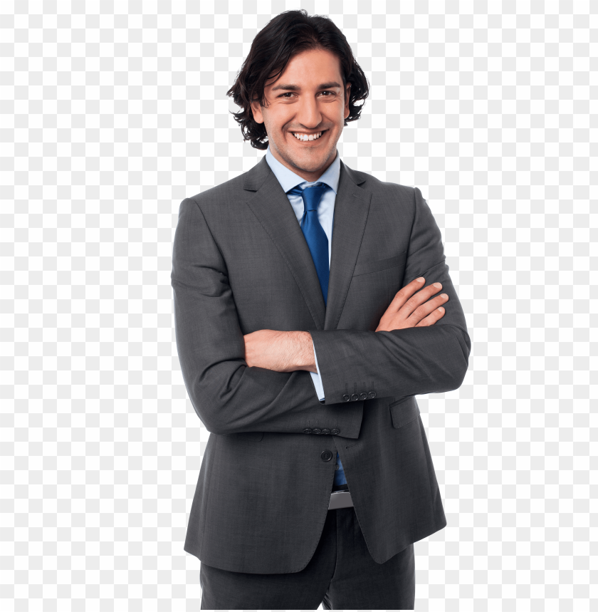 Transparent background PNG image of men in suit - Image ID 19182