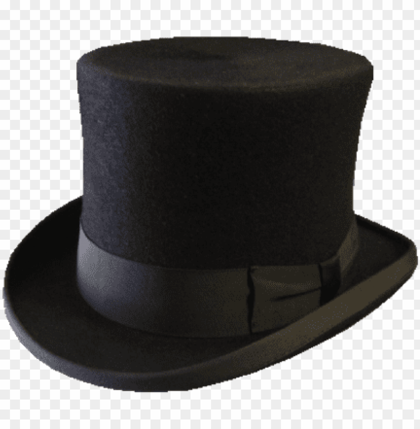 black formal hat