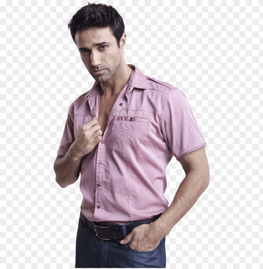 
button-front shirt
, 
garment
, 
dress
, 
shirt
, 
men's
, 
half
, 
pink
