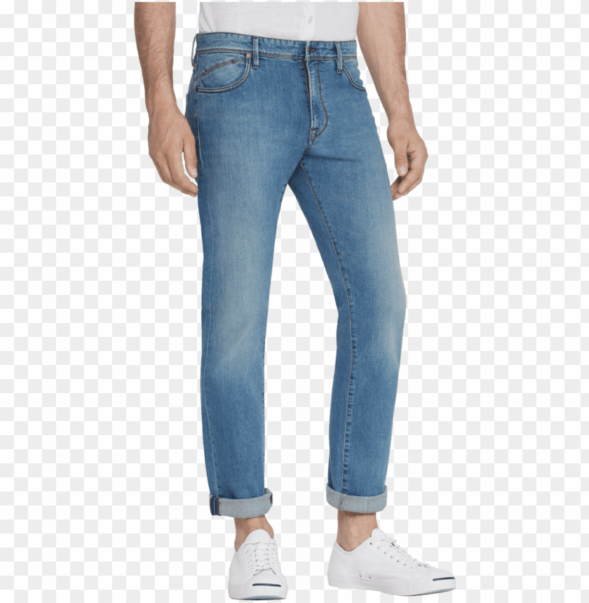 Men S Light Blue Jeans Png Image With Transparent Background Toppng