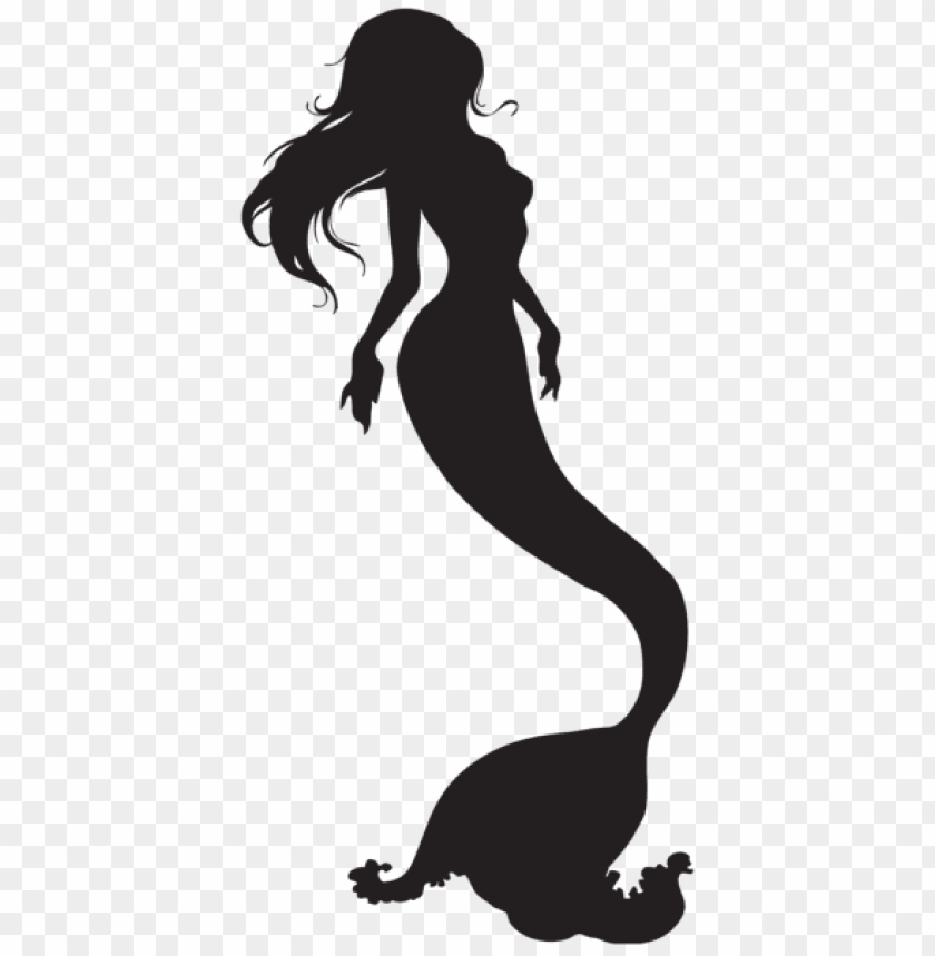 Transparent Mermaid Silhouette PNG Image - ID 50316 | TOPpng