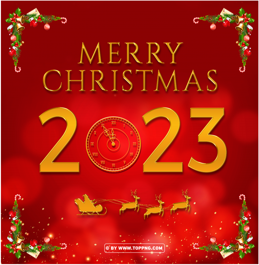 merry christmas 2023 card eve clock background,Eve,Eve Clock,2023 Gold,3D 2023 Transparent,Happy 2023 PNG,Happy New Year 2023