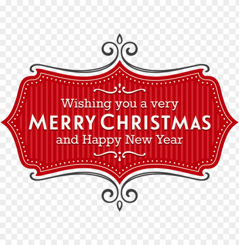 Merry Christmas And Happy New Year - Merry Christmas And Happy New Year PNG Transparent With Clear Background ID 219254