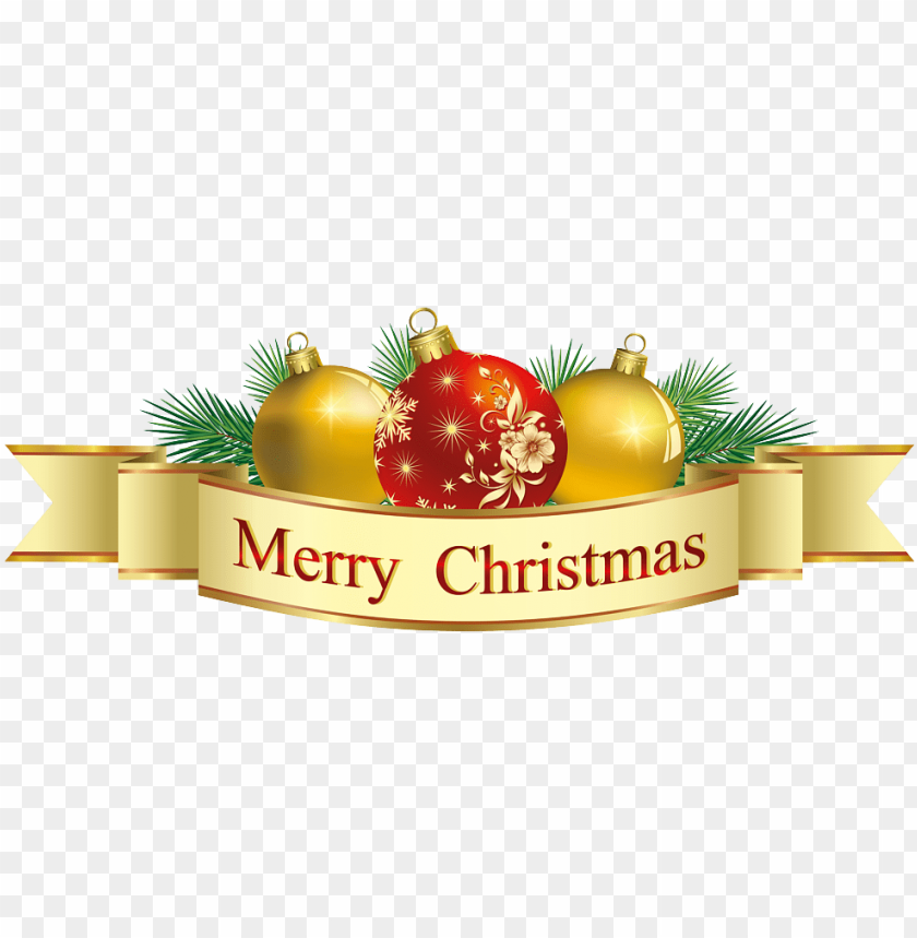 merry christmas design PNG image with transparent background TOPpng