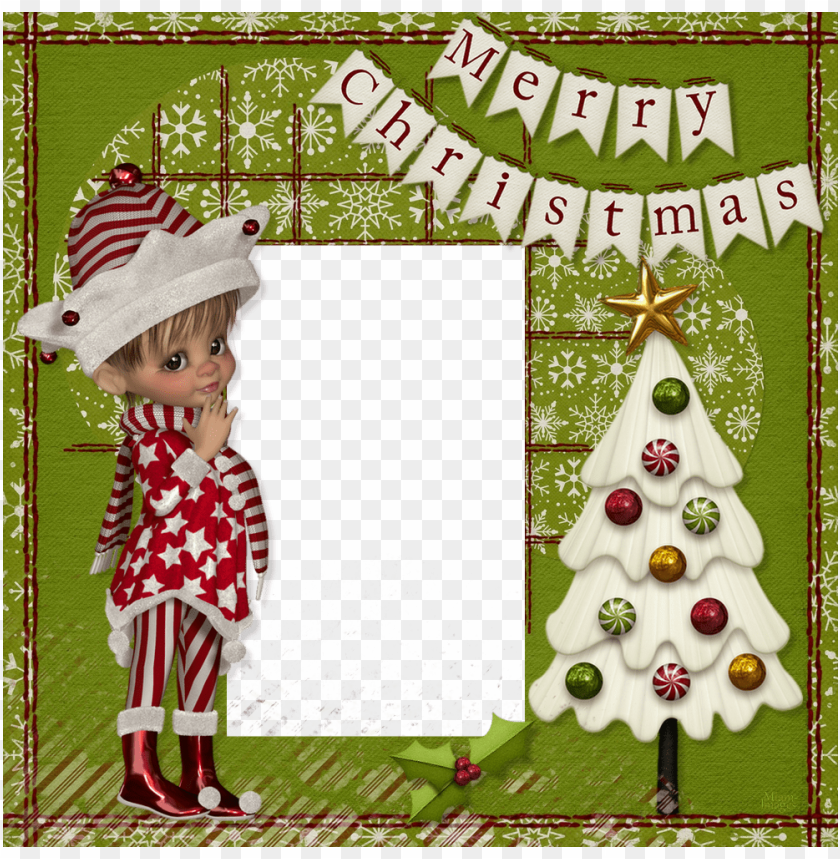 merry christmas frame PNG image with transparent background | TOPpng