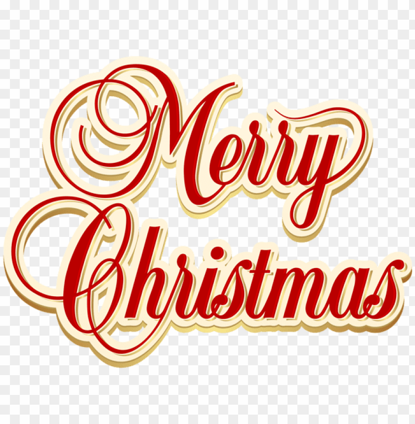 merry christmas png text PNG Images 41316