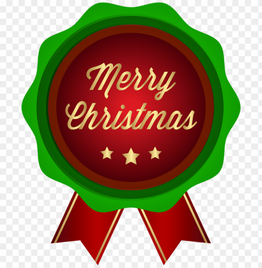 Merry Christmas Seal Png PNG Images