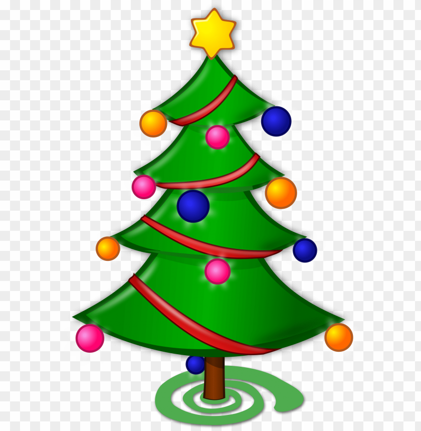 Merry Christmas Tree Drawing PNG Image With Transparent Background  TOPpng