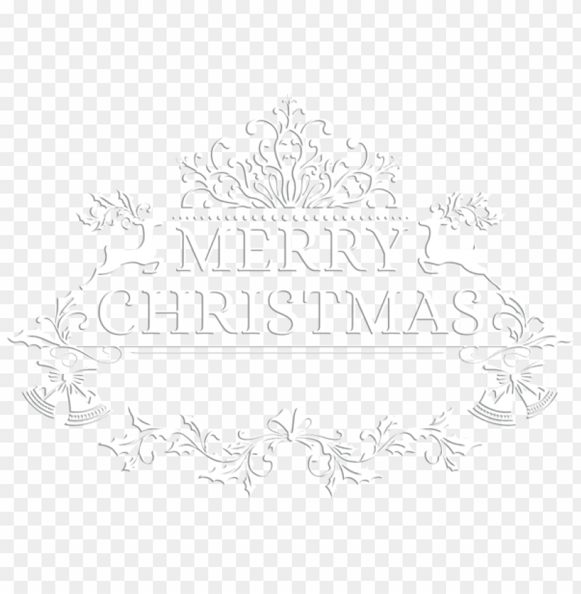 merry christmas white transparent PNG Images | TOPpng