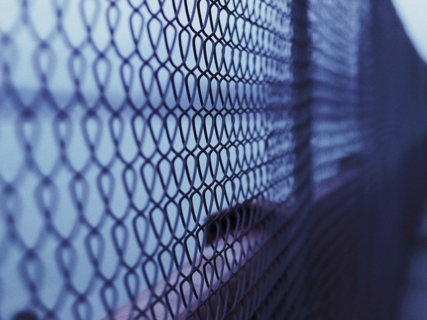 mesh, fence, fencing, metal, cells