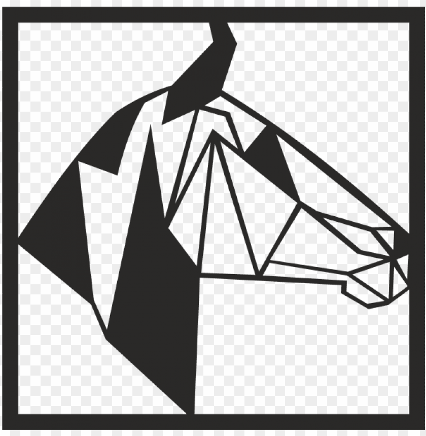 metal animal figur horse head wall art decor portraits - triangle PNG image  with transparent background | TOPpng
