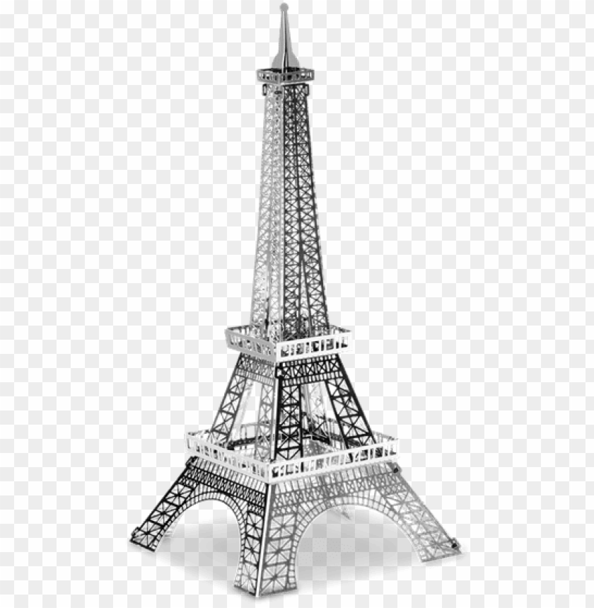 Metal Earthe Architecture Eiffel Tower Metal Earth Eiffel Tower PNG Image With Transparent Background