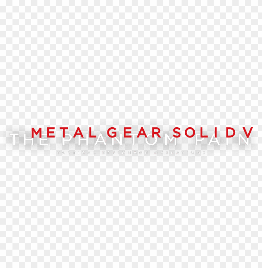 Metal Gear Solid V Png Image With Transparent Background Toppng