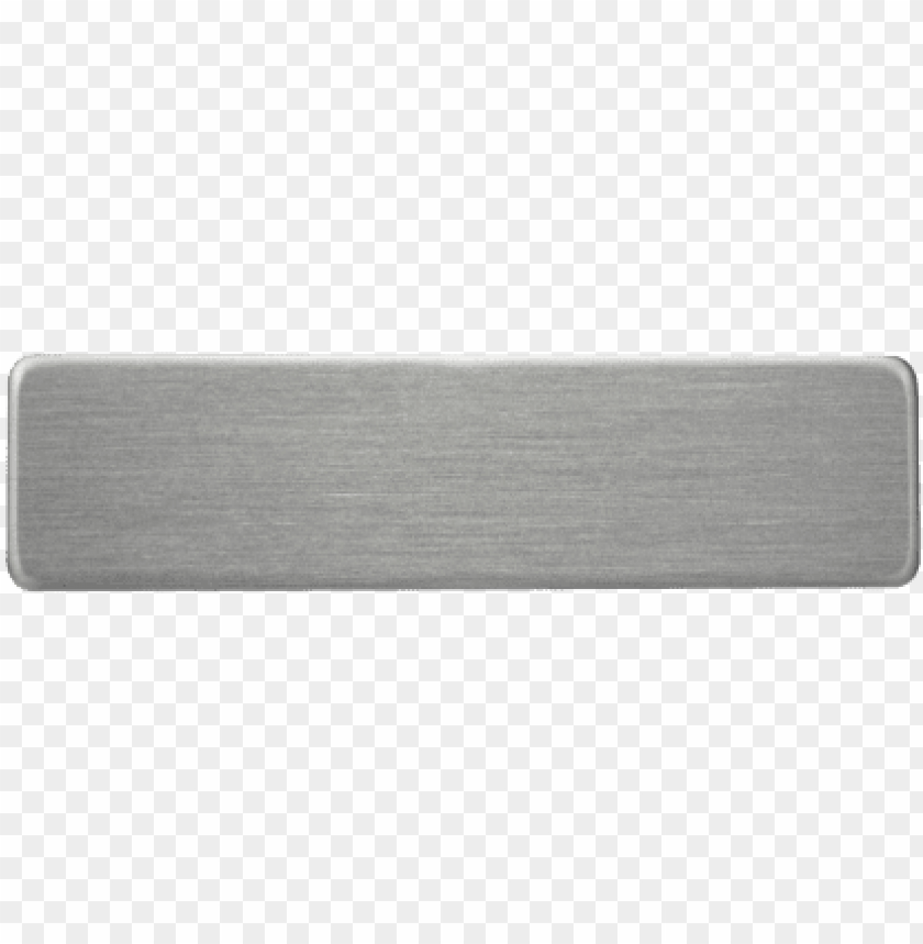 blank silver name plate