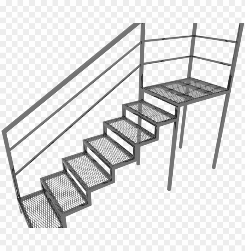 Metal Stairs 3d Model Png Image With Transparent Background Toppng