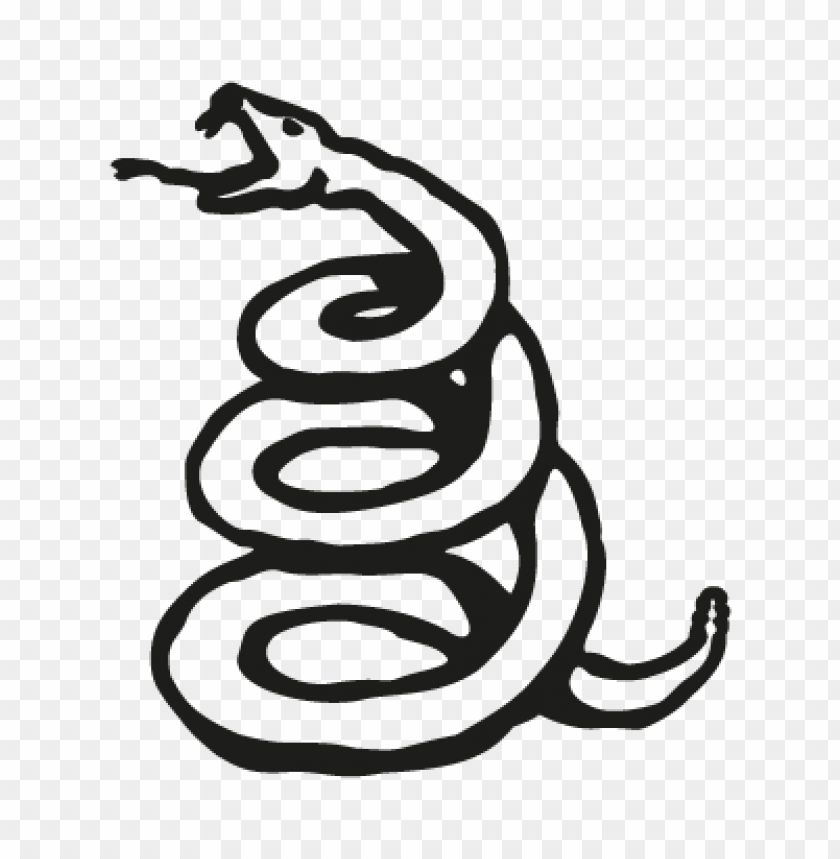  metallica snake vector logo free - 464935