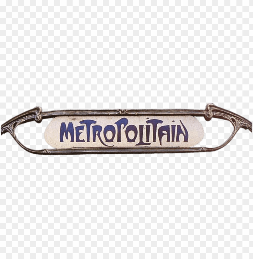 transport, metro paris, metropolitain horizontal plaque, 