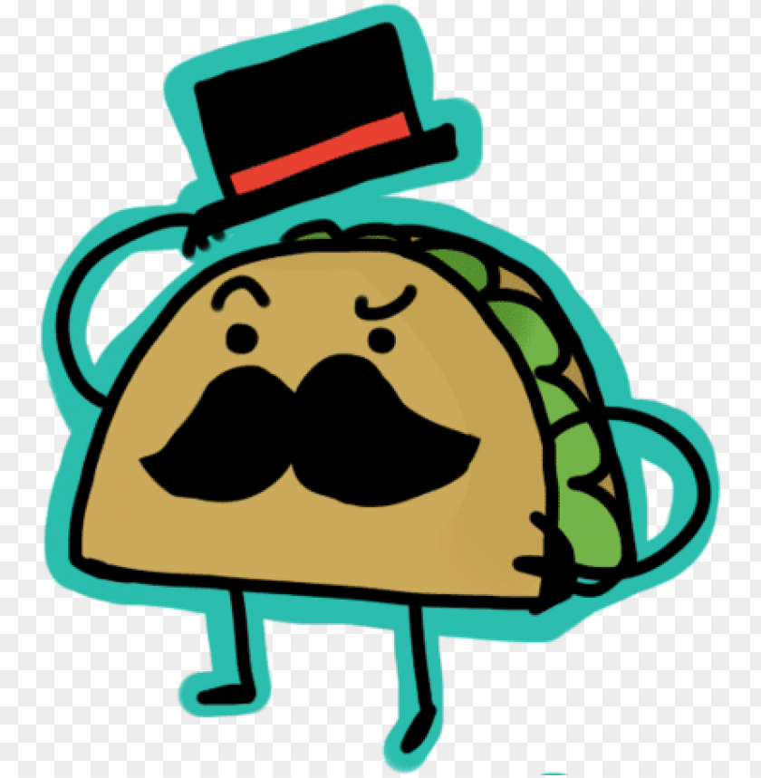 Download mexican taco in cartoon style on transparent background -  transparent cartoon taco png - Free PNG Images | TOPpng
