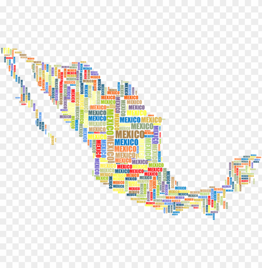 free PNG mexico map word cloud - ma PNG image with transparent background PNG images transparent