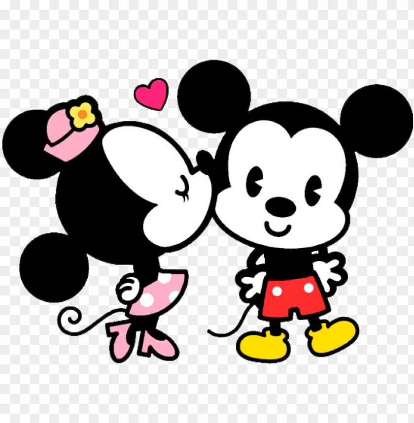 free PNG mickey & minnie mouse - disney cuties PNG image with transparent background PNG images transparent