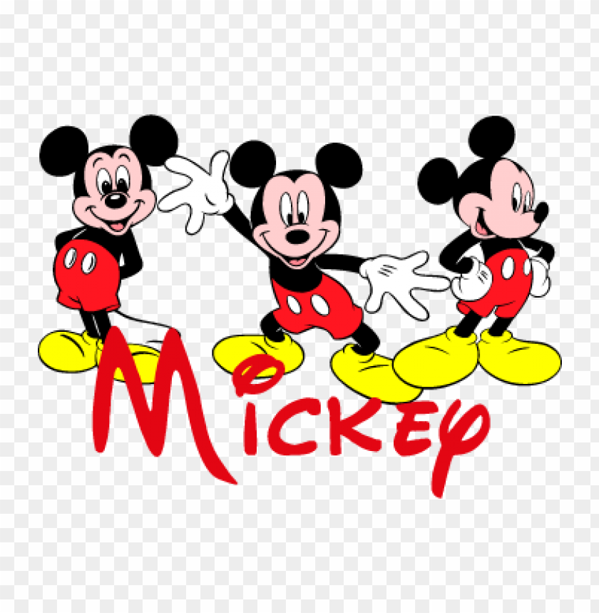  mickey mouse 3 vector logo free download - 464930