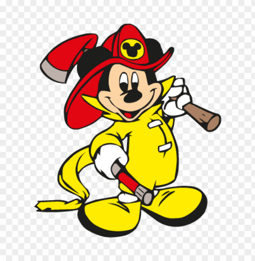  mickey mouse fireman vector free download - 464795