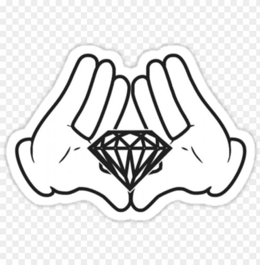 Mickey Mouse Hands Diamond Png Image With Transparent Background Toppng