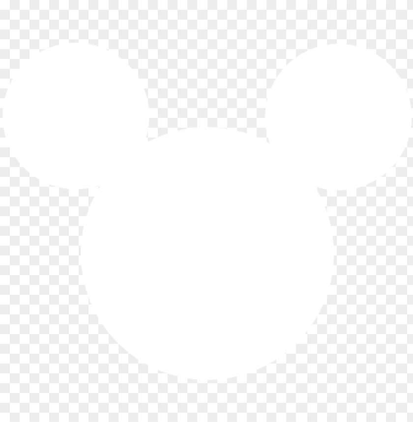 Mickey Mouse Logo White Mickey Logo Png Image With Transparent Background Toppng