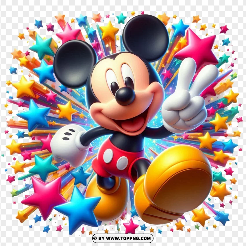 Mickey Mouse , Mickey Character , Disney,Cartoon , Illustration , Isolated , Fictional Character 