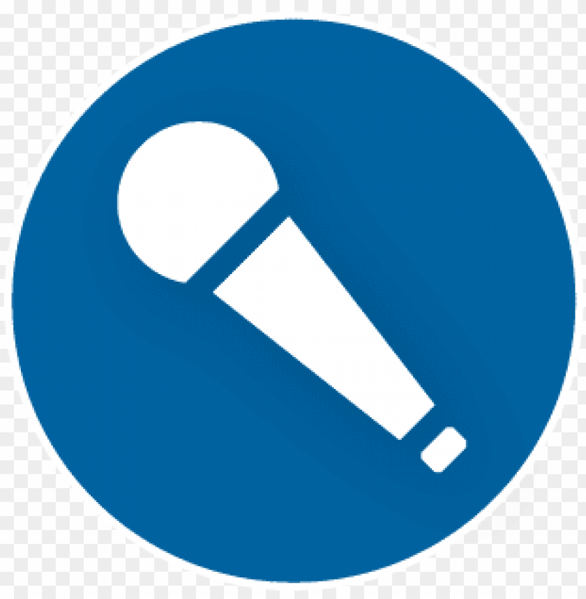Microphone Icon Gelardin Microphones Guide Mic Blue Icon Png Free Png Images Toppng