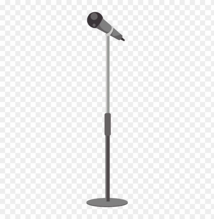 microphone on stand