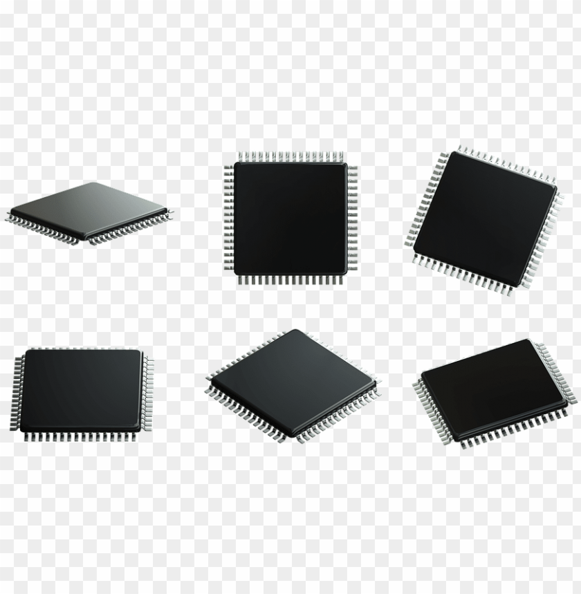Microprocessor Cpu Chip Processor Electronics - Computer PNG Transparent With Clear Background ID 223568