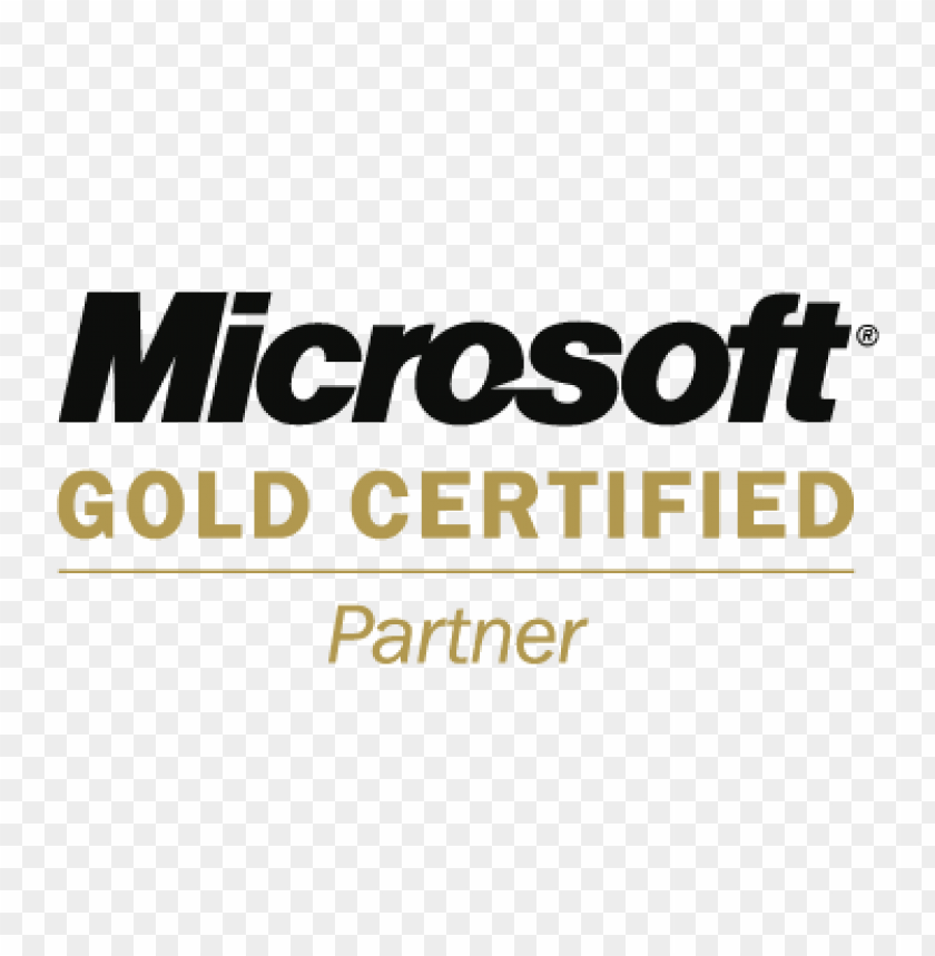  microsoft gold certified partner vector logo - 464945