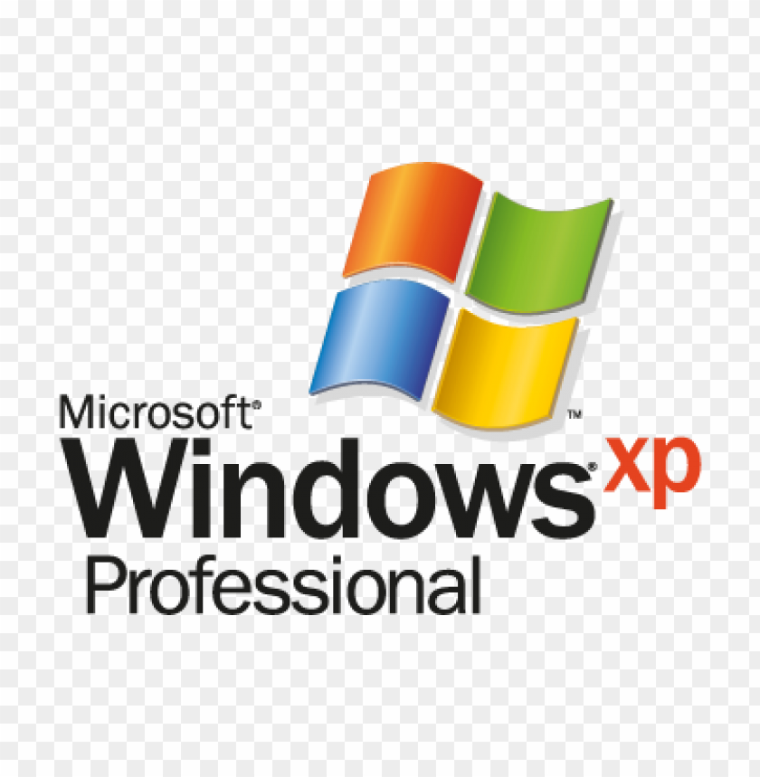  microsoft windows xp professional vector logo free - 464824