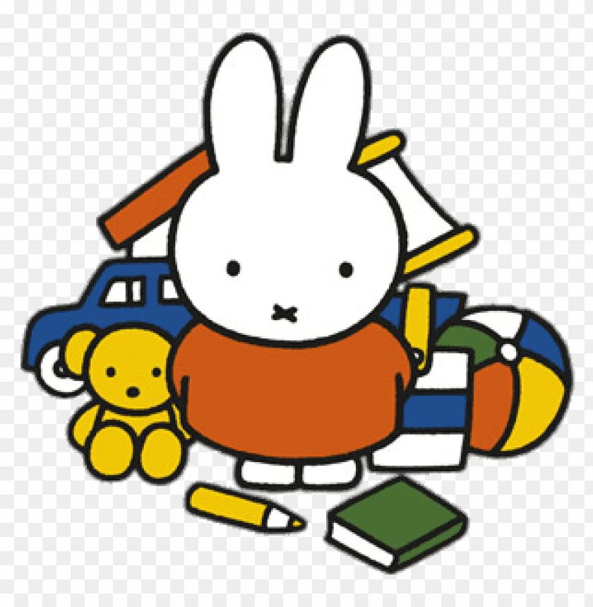 at the movies, cartoons, miffy, miffy with toys, 