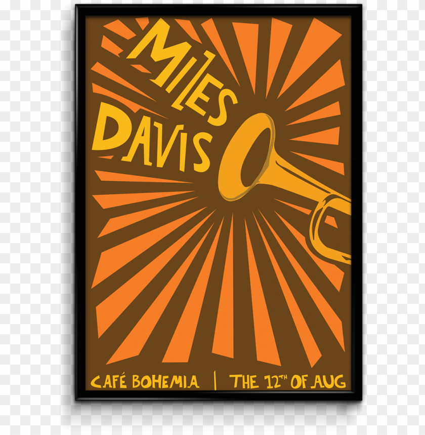 miles davis poster jazz PNG transparent with Clear Background ID 444159