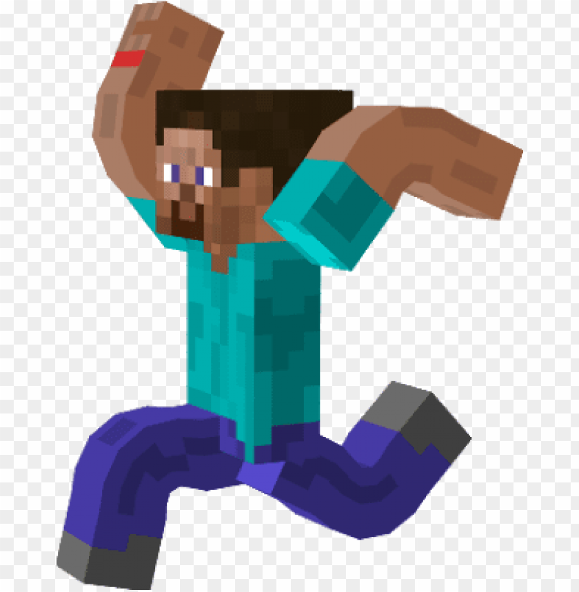 Minecraft Clipart Steve Running - Cartoon Minecraft Steve Runni PNG Transparent With Clear Background ID 212694