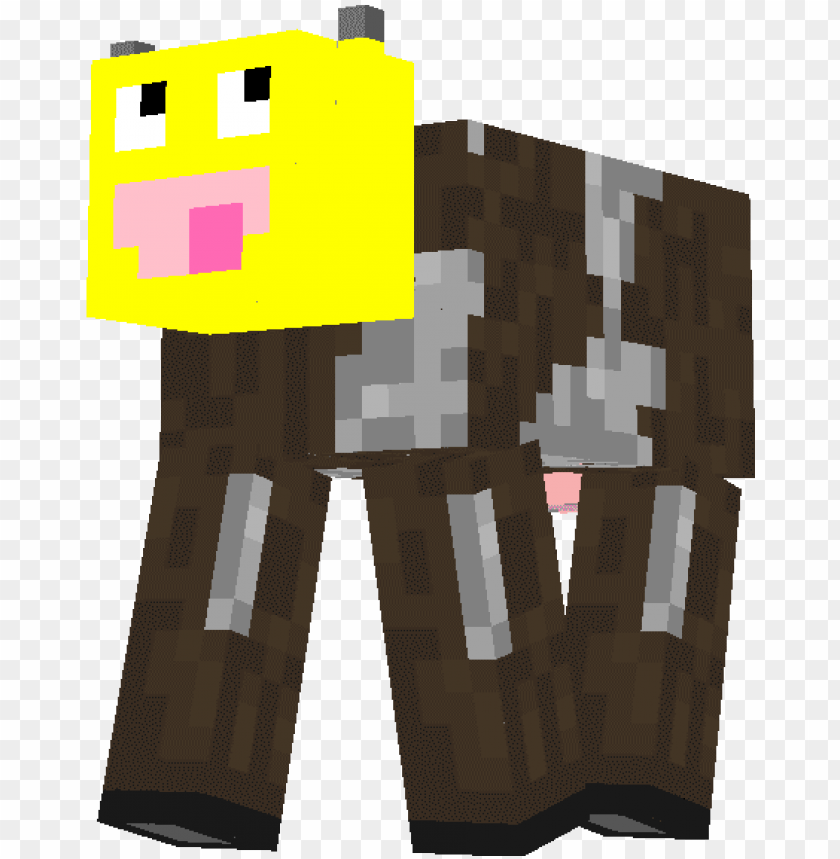 minecraft cow face download cartoo PNG transparent with Clear Background ID 164999