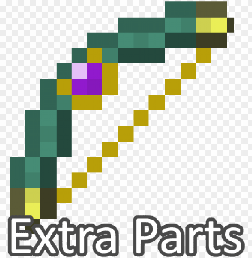 Minecraft Curseforge Minecraft Bow And Arrow Png Image With