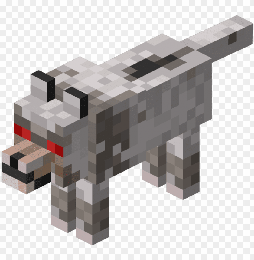 Minecraft Dog Png Minecraft Wolf Png Image With Transparent Background Toppng