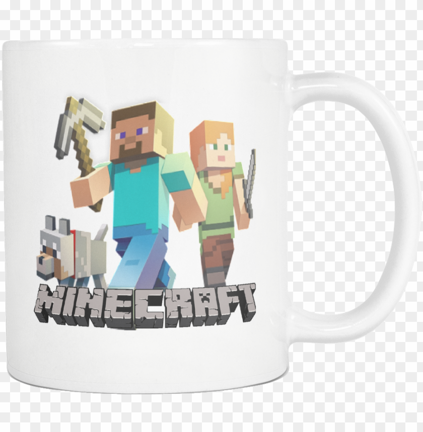 minecraft image in style on gift coffee mu PNG transparent with Clear Background ID 409104
